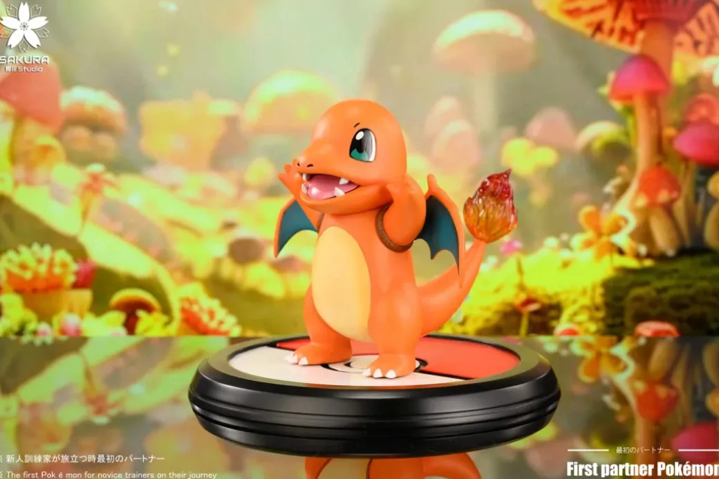 Charmander & Bulbasaur & Squirtle - Pokemon Resin Statue - YingHua Studio