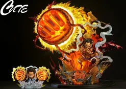 Chibi Ver. Boundman Monkey D. Luffy with LED - ONE PIECE Resin Statue - More Fun Studio [Pre-order]