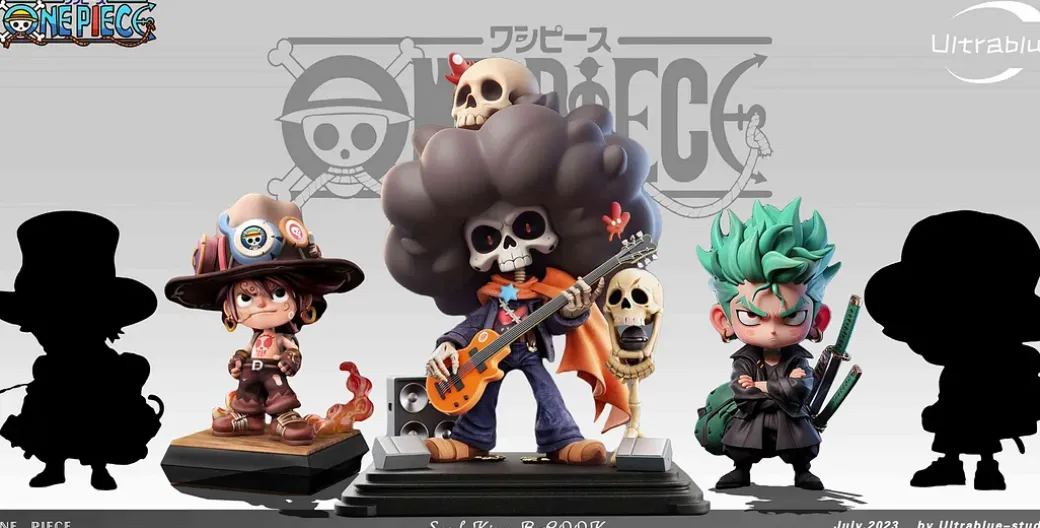 Chibi Ver. Brook - ONE PIECE Resin Statue - Ultrablue Studio