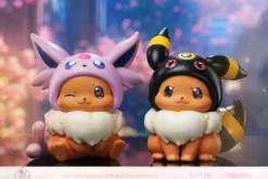 Chibi Ver. Espeon & Umbreon Cosplay Eevee - Pokemon Resin Statue - Come On Studio