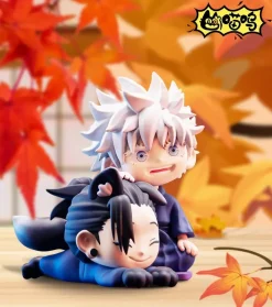Chibi Ver. Kimono Satoru Gojo & Suguru Geto - Jujutsu Kaisen Resin Statue - MiaoWu Studio