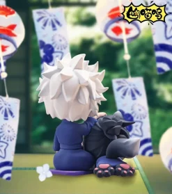 Chibi Ver. Kimono Satoru Gojo & Suguru Geto - Jujutsu Kaisen Resin Statue - MiaoWu Studio