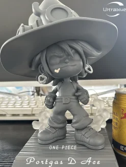 Chibi Ver. Portgas D. Ace with LED - ONE PIECE Resin Statue - Ultrablue Studio