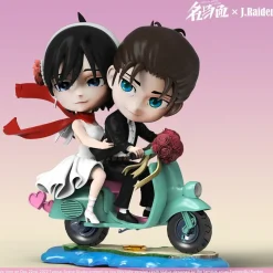 Chibi ver. Riding Motorcylcle Mikasa Ackerman & Eren Yeager - Attack On Titan Resin Statue - Typical Scene Studio