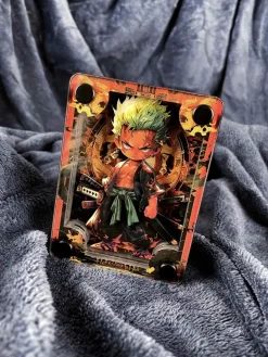 Chibi Ver. Roronoa Zoro Card Stand Display - ONE PIECE - momo Studio