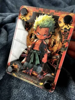 Chibi Ver. Roronoa Zoro Card Stand Display - ONE PIECE - momo Studio