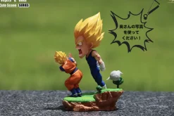 Chibi Ver. Scene Son Goku & Vegeta - Dragon Ball Resin Statue - Real Creation Studio