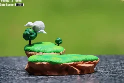 Chibi Ver. Scene Son Goku & Vegeta - Dragon Ball Resin Statue - Real Creation Studio