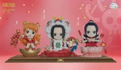 Chibi Ver. Snake Year Edition Nami & Boa Hancock & Nico Robin - ONE PIECE Resin Statue - How Cute Studio
