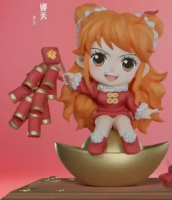Chibi Ver. Snake Year Edition Nami & Boa Hancock & Nico Robin - ONE PIECE Resin Statue - How Cute Studio