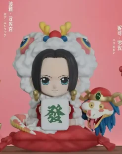 Chibi Ver. Snake Year Edition Nami & Boa Hancock & Nico Robin - ONE PIECE Resin Statue - How Cute Studio