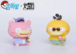 Chibi Ver. Summer Slowpoke & Psyduck - Pokemon Resin Statue - CM Studio