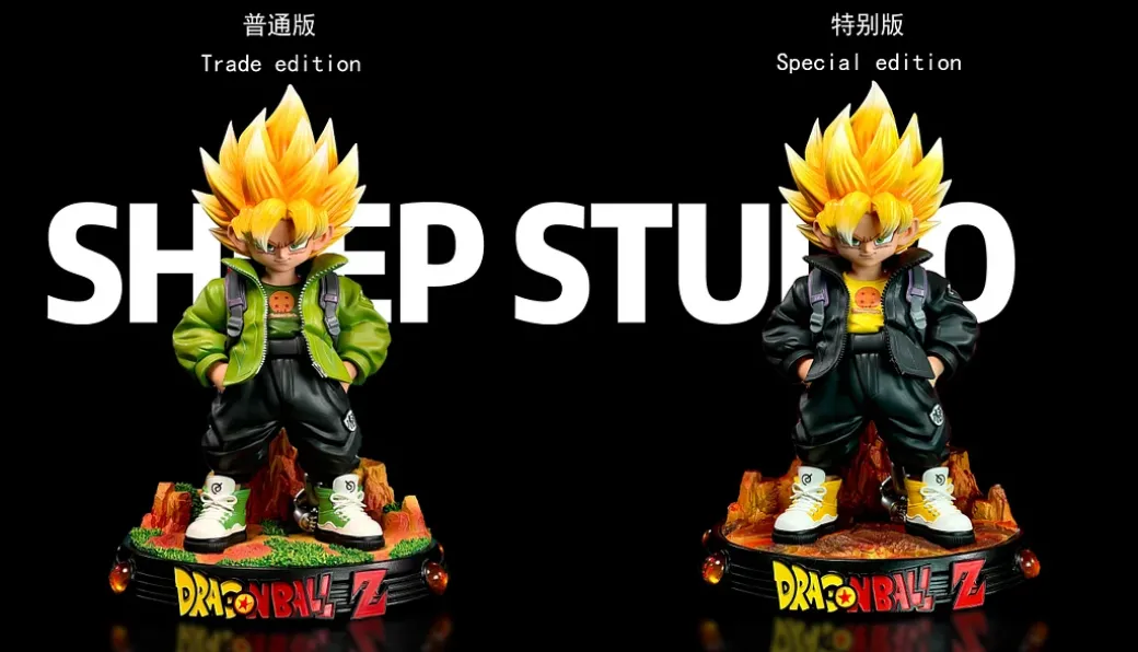 Chibi Ver. Super Saiyan Son Goku with LED - Dragon Ball Resin Statue - Sheep Studio