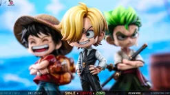 Chibi Ver. Three Top Fighters - ONE PIECE Statue - Big Feeler Studio