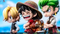 Chibi Ver. Three Top Fighters - ONE PIECE Statue - Big Feeler Studio