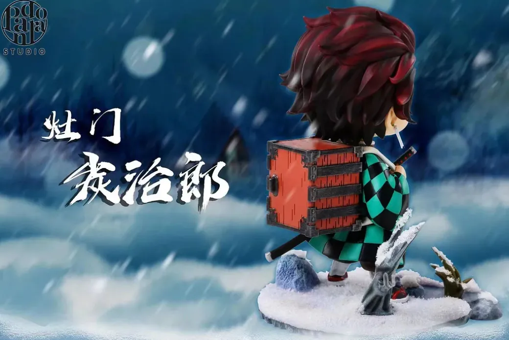 Chibi version Kamado Tanjiro - Demon Slayer: Kimetsu no Yaiba Resin Statue - Pandora Studios