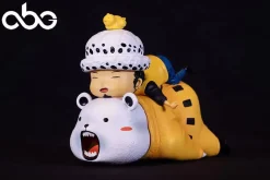 Chibi Version Sleeping Trafalgar D. Water Law & Bepo - ONE PIECE Resin Statue - CBG Studio