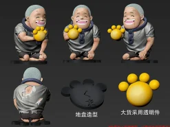 Childhood Bartholomew Kuma - ONE PIECE Resin Staue - LX-Studios