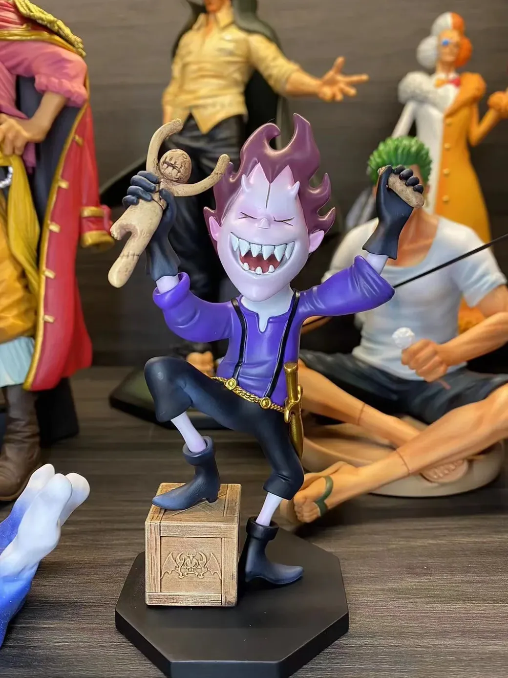 Childhood Gecko Moria & Jinbe - ONE PIECE Resin Statue - XinShiJi Studio
