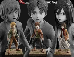 Childhood Mikasa Ackerman - Attack On Titan Resin Statue - Comic Hero Studio
