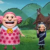 Childhood Ver. Big Mom Charlotte Linlin & Holy Mother Carmel - ONE PIECE Resin Statue - A Plus Studios