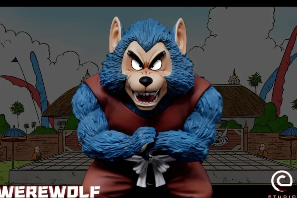 Childhood World Martial Arts Tournament Man-Wolf - Dragon Ball Statue - C-Studios