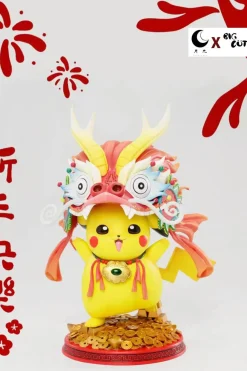 Chinese New Year Special Ver. Pikachu - Pokemon Resin Statue - Big Cute Studio