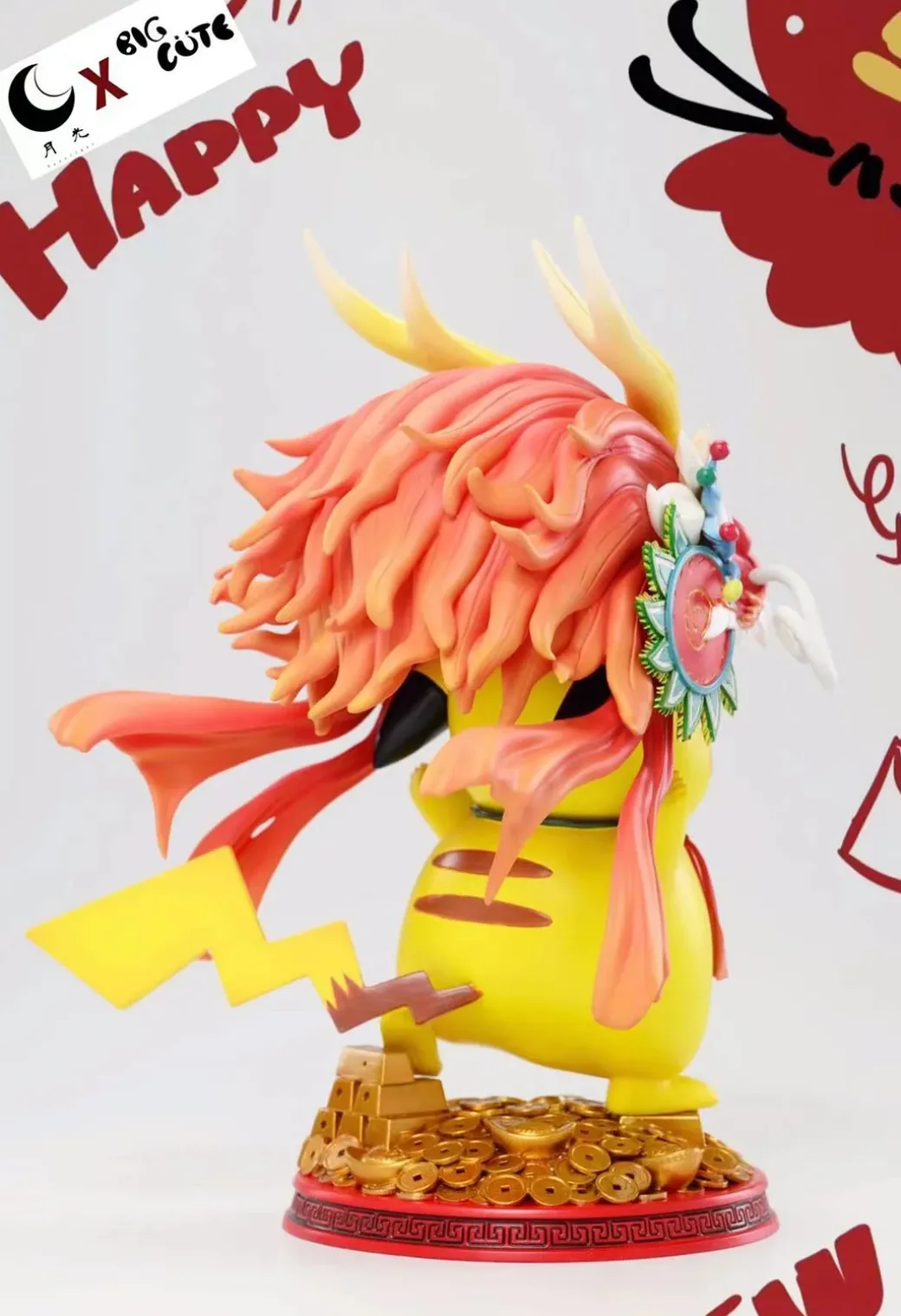 Chinese New Year Special Ver. Pikachu - Pokemon Resin Statue - Big Cute Studio