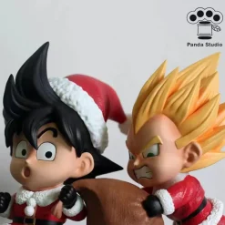 Christmas Brothers Son Goku & Vegeta - Dragon Ball Resin Statue - Panda Studio
