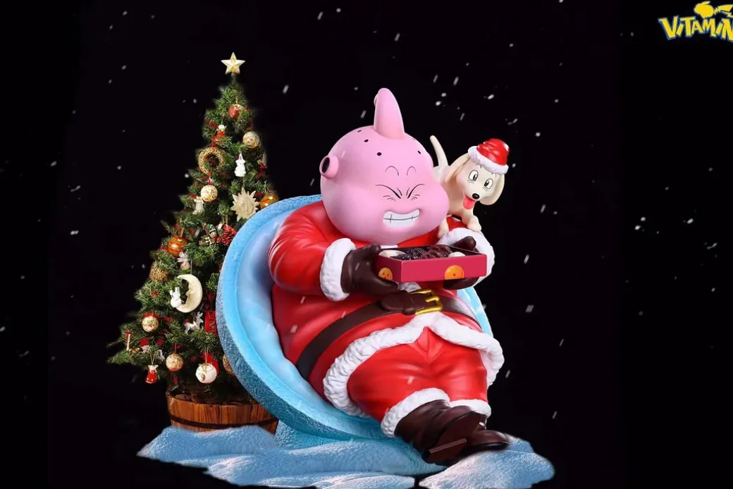 Christmas Buu - Dragon Ball Resin Statue - Vitamin Studios