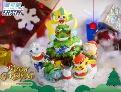 Christmas gift Pikachu, Bulbasaur, Alolan Vulpix, Rowlet, Jirachi - Pokemon Resin Statue - PL Studios