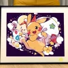 Christmas Pikachu & Togepi Decorative Painting - Pokemon - Xingkong Studio