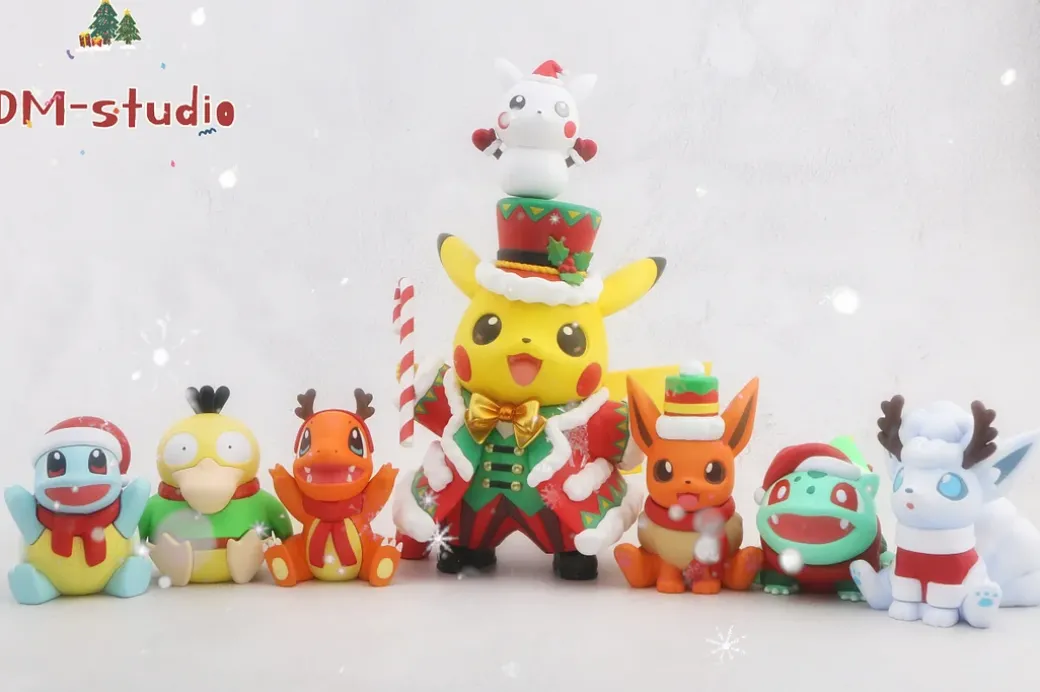 Christmas Series Pokemon - Pokemon Resin Statue - DM Studios