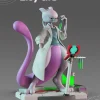 City Life Mewtwo - Pokemon Resin Statue - FeiMaoYangRi Studio
