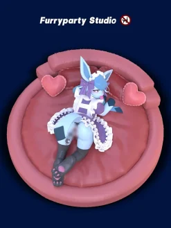 Climax Glaceon - Pokemon Resin Statue - FurryParty Studio