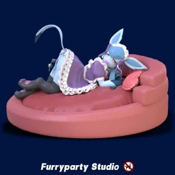 Climax Glaceon - Pokemon Resin Statue - FurryParty Studio