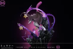 Cloak Mewtwo - Pokemon Resin Statue - DS Studio