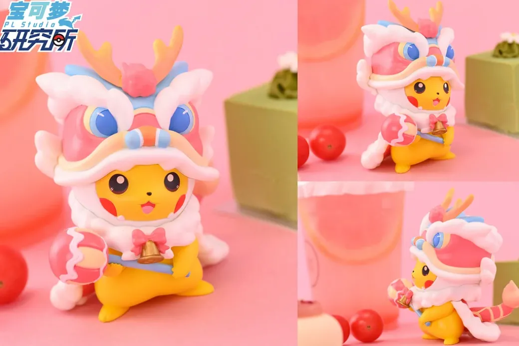 8CM Dragon Dance Cosplay Pikachu - Pokemon Resin Statue - PL Studios