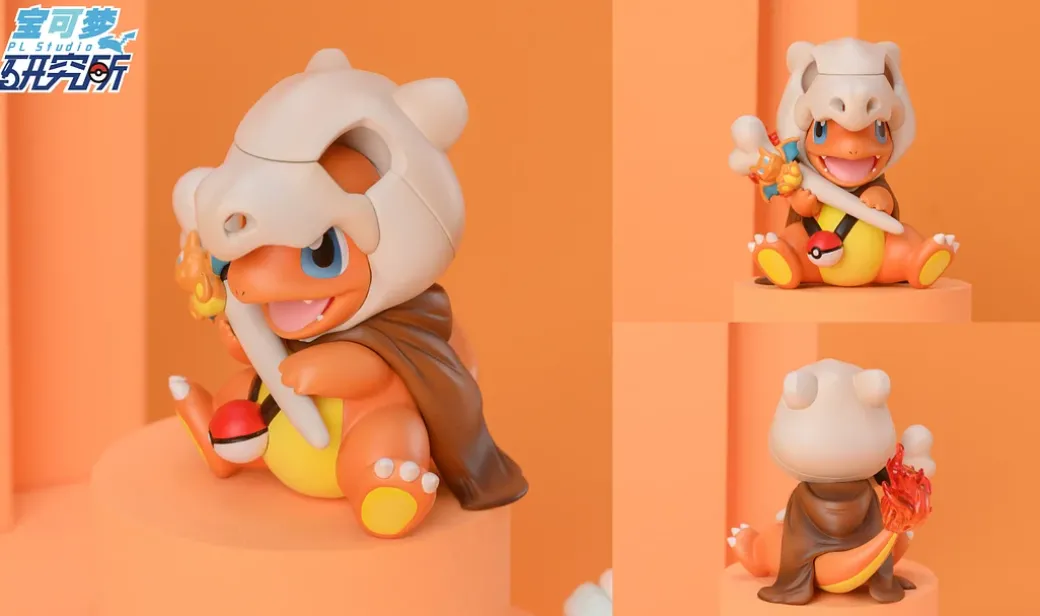 8CM Halloween Cubone Cosplay Charmander - Pokemon Resin Statue - PL Studios