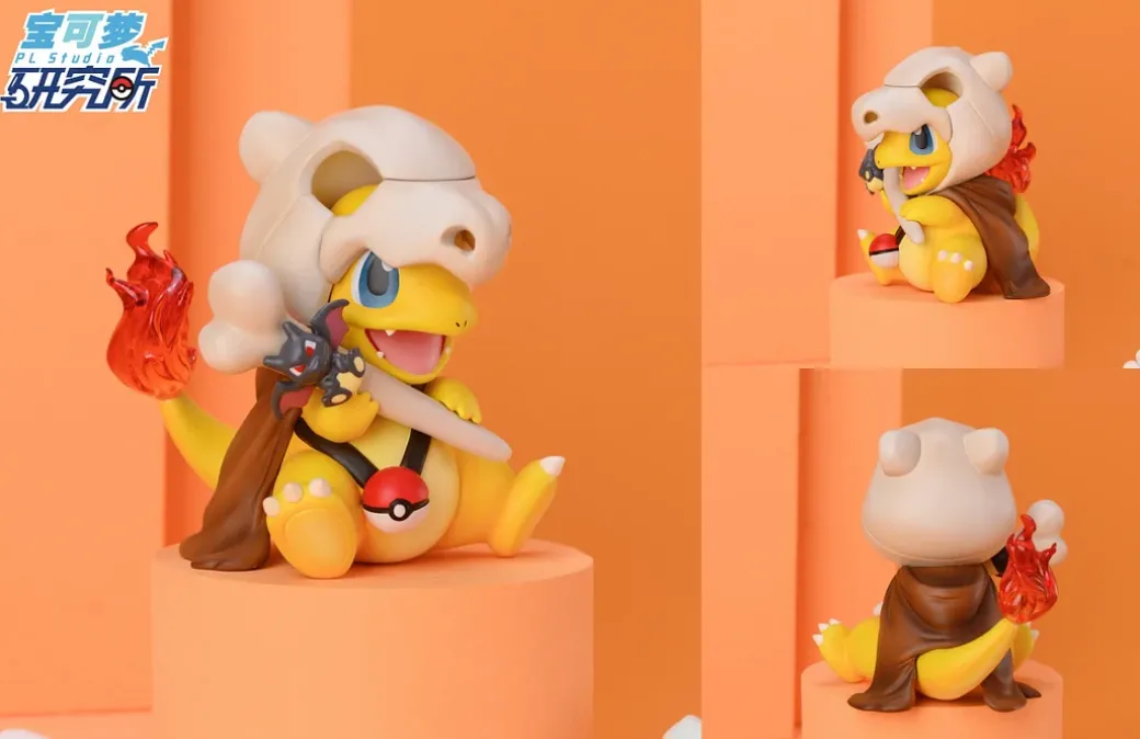 8CM Halloween Cubone Cosplay Charmander - Pokemon Resin Statue - PL Studios