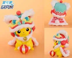 8CM Lion Dance Cosplay Pikachu - Pokemon Resin Statue - PL Studios