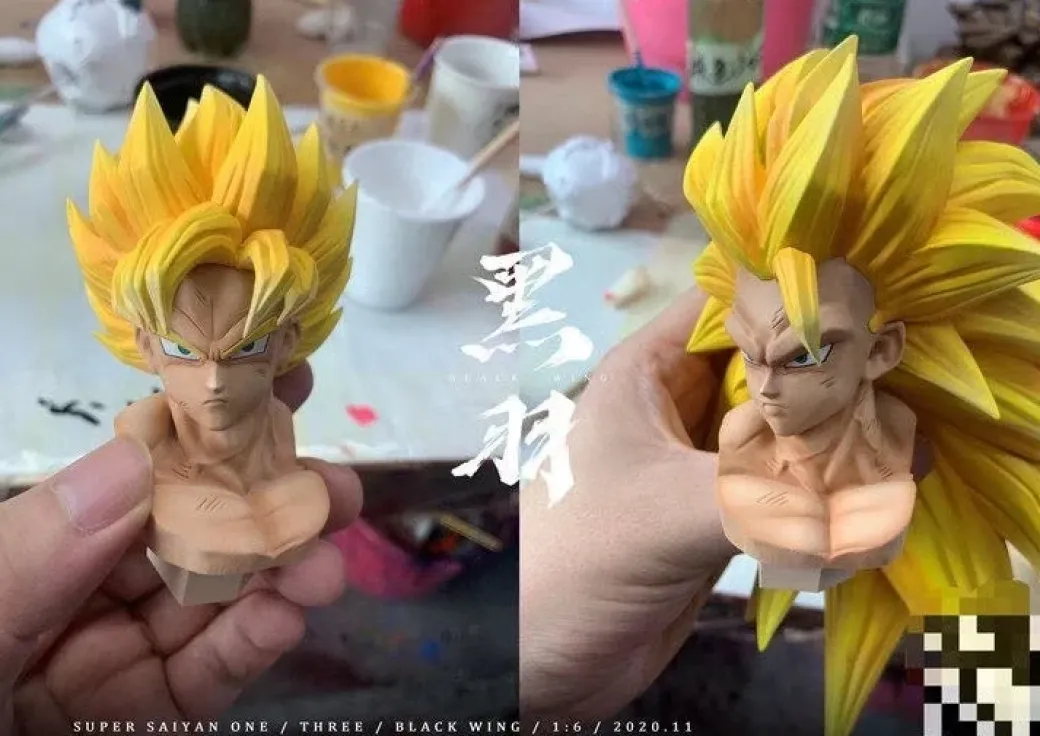 50CM Teleportation Son Goku - Dragon Ball Resin Statue - Black Wing Studios
