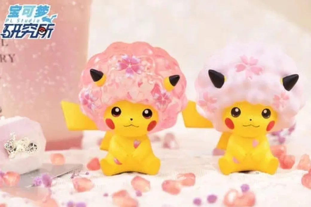 8CM Transparent Sakura Cosplay Pikachu - Pokemon Resin Statue - PL Studios