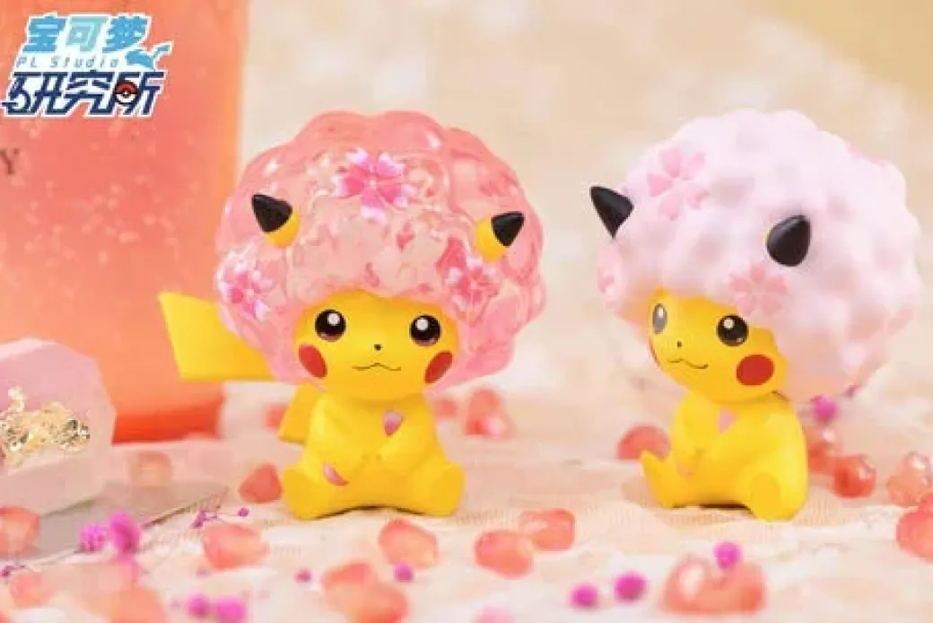 8CM Transparent Sakura Cosplay Pikachu - Pokemon Resin Statue - PL Studios