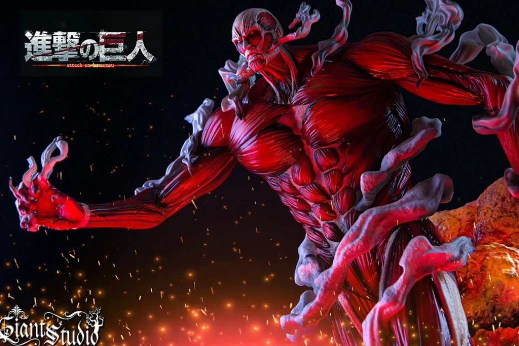 Colossal Titan with LED - Attack On Titan Resin Statue - Giant Studio