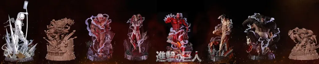 Colossal Titan with LED - Attack On Titan Resin Statue - Giant Studio