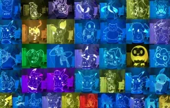 7-Colour LED Gradient Night Light Pokemon Series - Free Shipping - Pokemon
