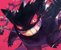 Colourful Ver. Gengar Decorative Painting - Pokemon - H-TWO Studio