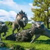 Combat Breed & Blaze Breed & Aqua Breed Forms Paldean Tauros Set - Pokemon Statue - BF Studio