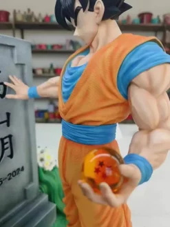 Commemorate Akira Toriyama Tombstone & Son Goku - Dragon Ball Resin Statue - Tian Tang Studio